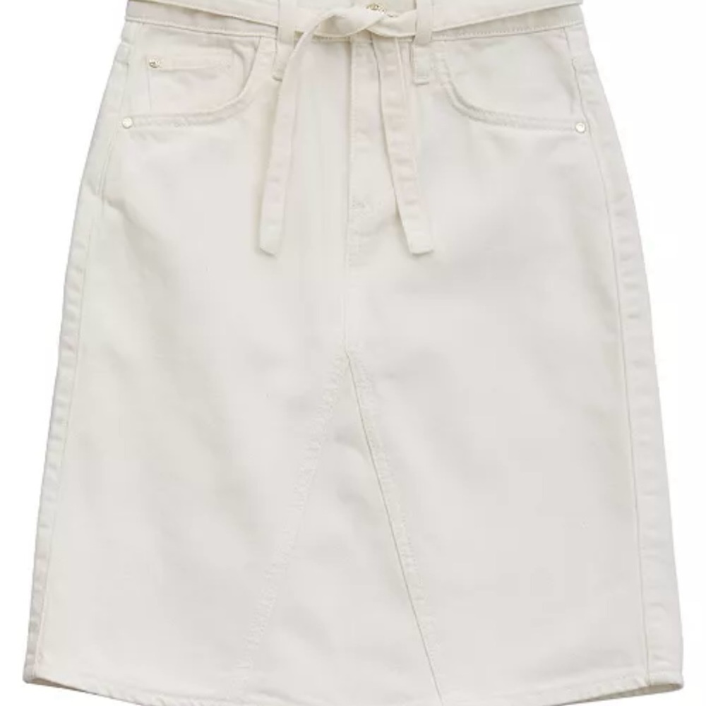 Girl's Denim Skirt- white Guess